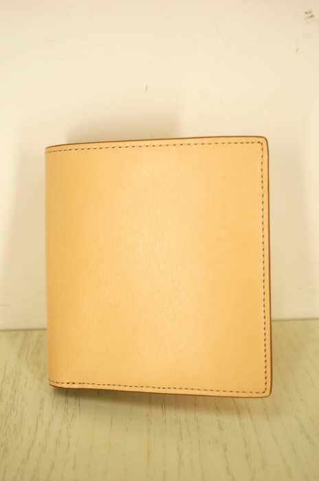 MUJI (ムジ) ヌメ革二つ折り財布 メンズ 財布・ケース