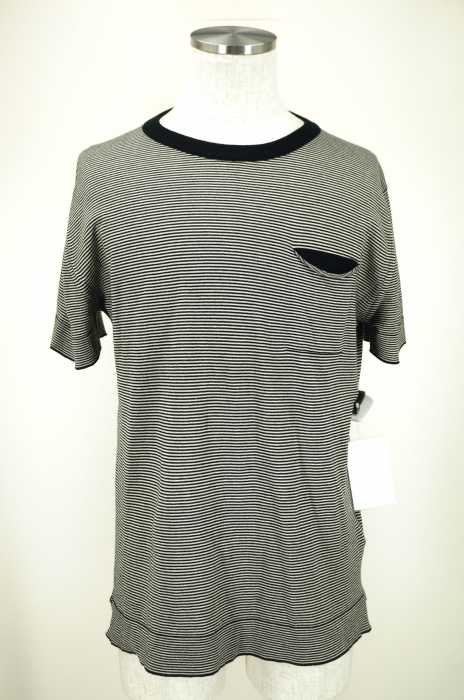 MARGARET HOWELL×JOHN SMEDLEY （マーガレット ハウエル×ジョンスメドレー） ボーダー半袖カットソー メンズ トップス
