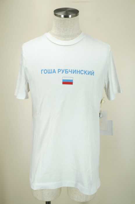 GOSHA RUBCHINSKI (ゴーシャラブチンスキー) 16SS ラージロゴTシャツ メンズ トップス