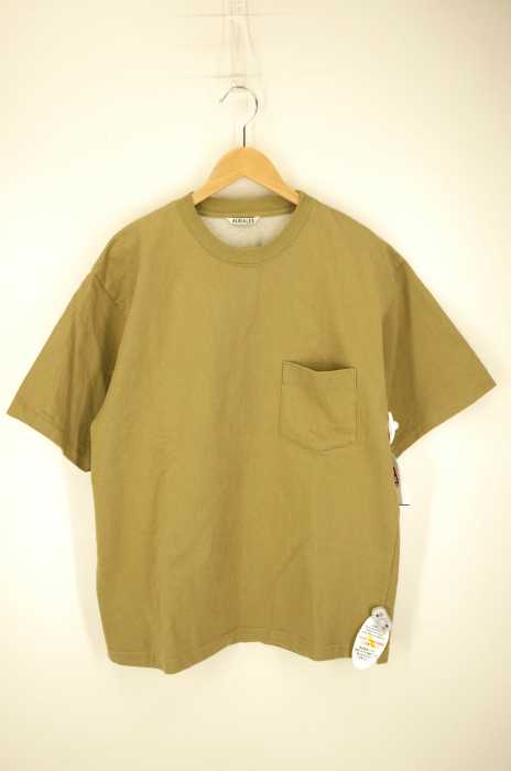 AURALEE×Adam et Rope' (オーラリー×アダムエロペ) EXCLUSIVE STAND UP TEE ポケットTシャツ メンズ トップス