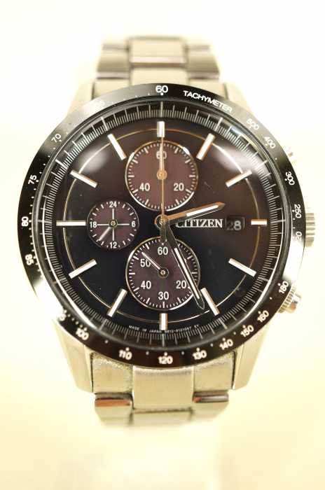CITIZEN(シチズン) エコ・ドライブ メタルフェイスクロノグラフ メンズ 腕時計
