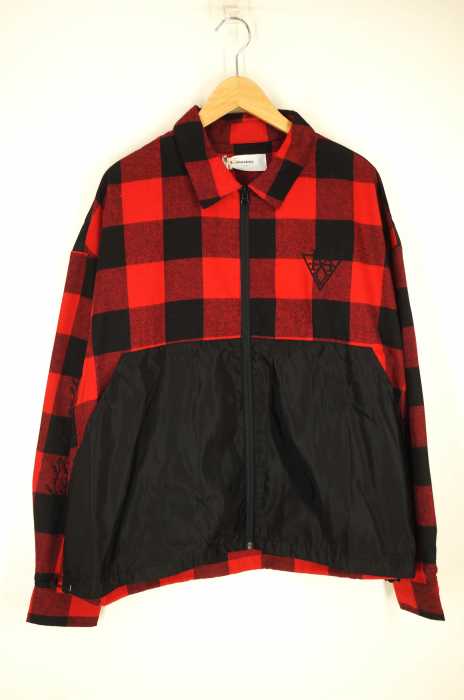 PARADOX(パラドックス) ナイロン切替 ZIP SHIRTS メンズ アウター