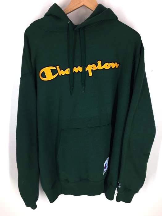 Champion(チャンピオン) 刺繍 プルオーバーパーカー メンズ トップス