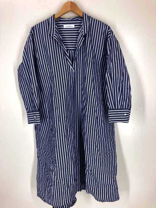 UNITED ARROWS green label relaxing（ユナイテッドアローズグリーンレーベルリラクシング） NFC ランダムストライプ Aライン ワンピース レディース ワンピース