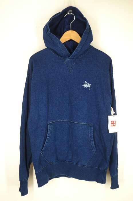 STUSSY （ステューシー） インディゴスウェットパーカー メンズ トップス