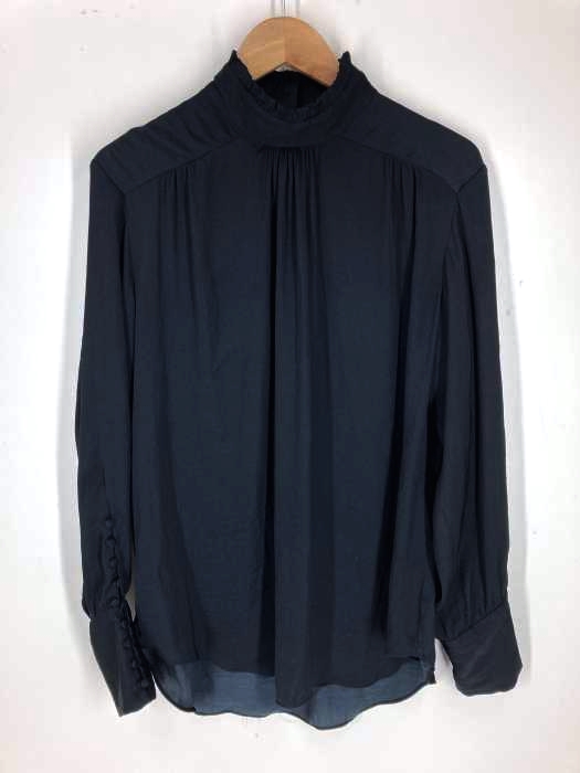 ZARA WOMAN(ザラ ウーマン) 袖ボタン装飾 ハイネックブラウス レディース トップス