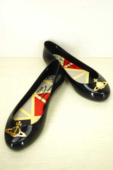 VIVIENNE WESTWOOD ANGLOMANIA × melissa （メリッサ） ラバーパンプス レディース シューズ