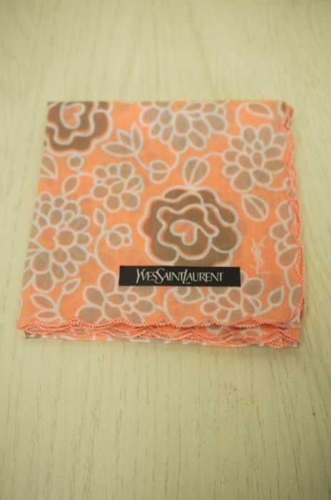 Yves Saint Laurent （イヴサンローラン） 花柄ハンカチ レディース ファッション雑貨