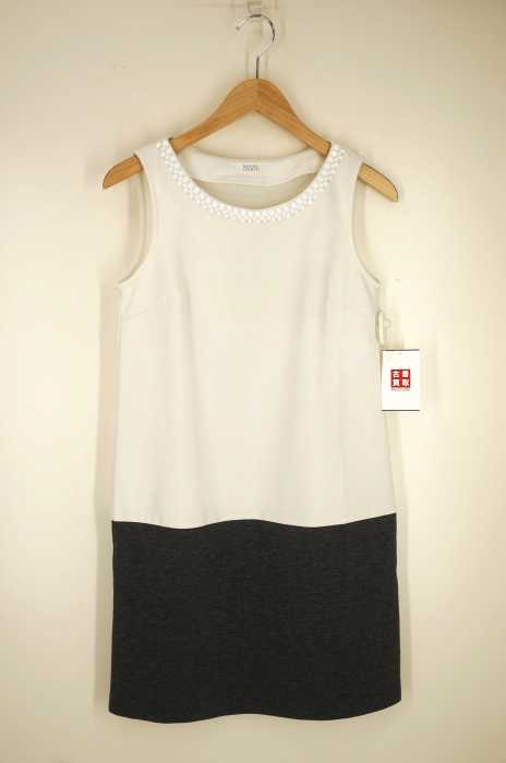 BEAMS Lights （ビームスライツ） ノースリーブビジューワンピース レディース ワンピース