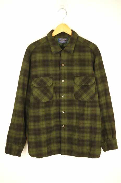 PENDLETON(ペンドルトン) ウールチェックオープンカラーシャツ メンズ トップス