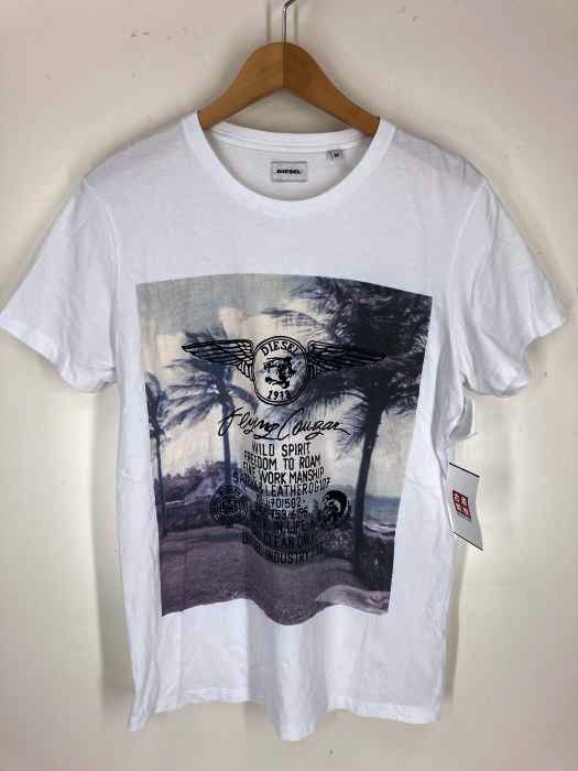 DIESEL（ディーゼル） プリント クルーネック Tシャツ メンズ トップス