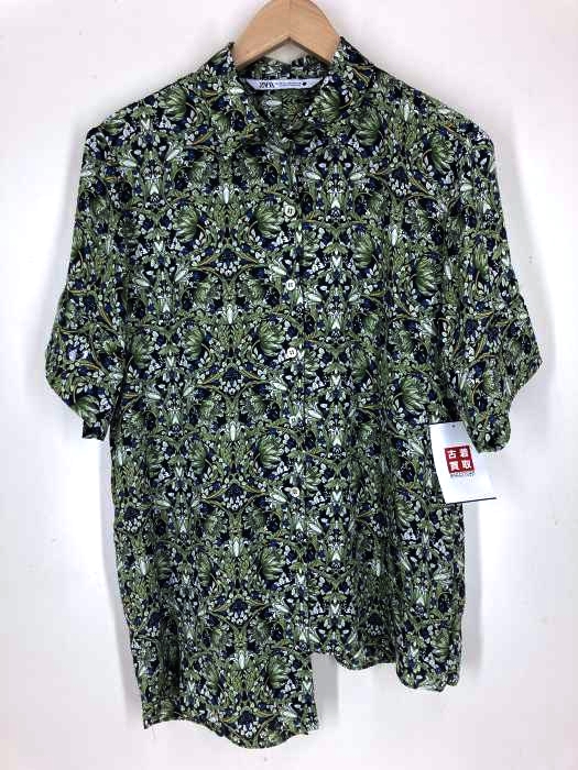 ZARA（ザラ） 総柄 半袖シャツ レディース トップス