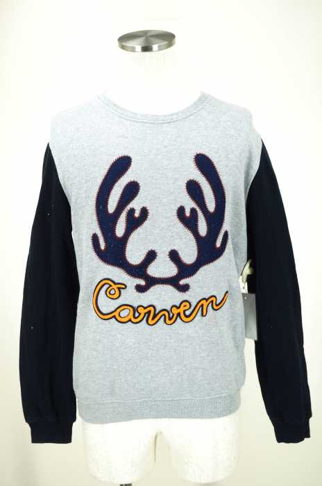 CARVEN （カルヴェン） 袖切替スウェットトップス レディース トップス