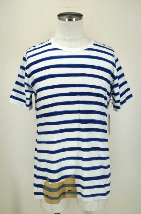 Cat's TSUMORI CHISATO （キャッツツモリチサト） ボーダー柄クルーネックTシャツ メンズ トップス
