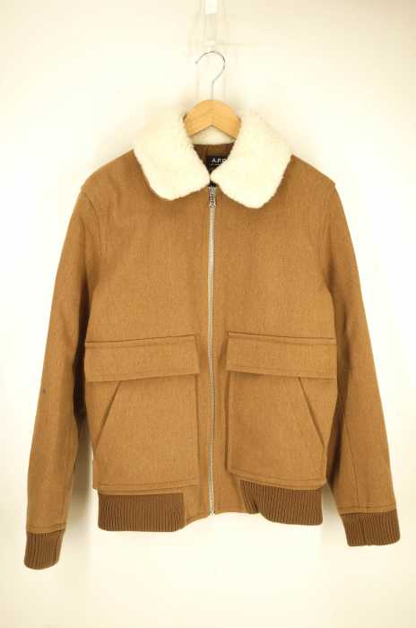 A.P.C. （アーペーセー） BRONZE シアリング ウール ジャケット メンズ アウター