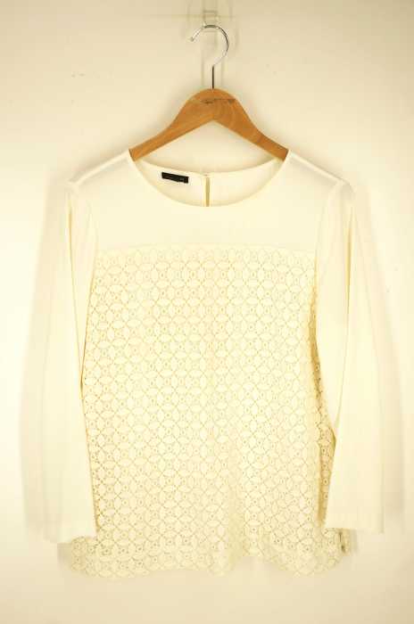TALBOTS（タルボット） 刺繍切替 シフォンブラウス レディース トップス