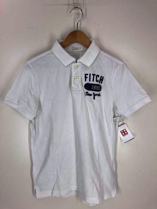 Abercrombie & Fitch（アバクロンビーアンドフィッチ） 刺繍入り 鹿の子 ポロシャツ メンズ トップス
