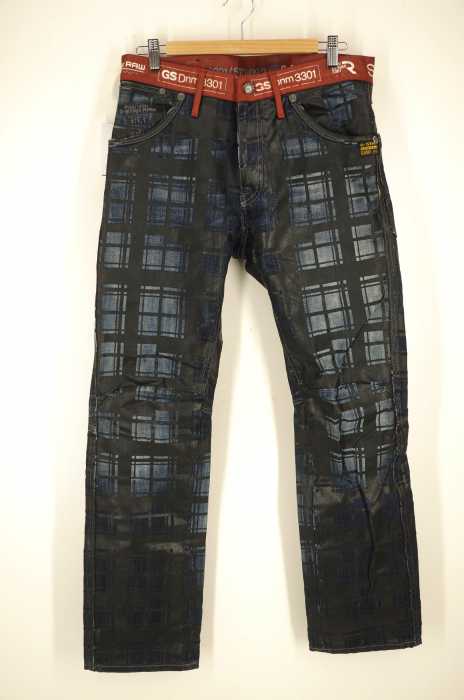 G-STAR RAW （ジースターロー） ペイント加工デニムパンツ メンズ パンツ