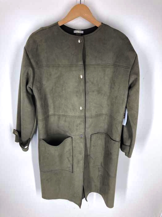 ZARA（ザラ） ノーカラーコート レディース アウター