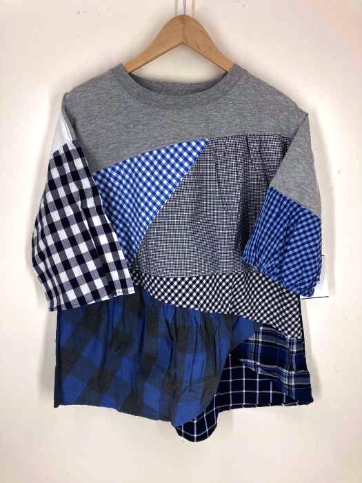 BEAMS BOY（ビームスボーイ） チェック アシンメトリー スモックシャツ レディース トップス