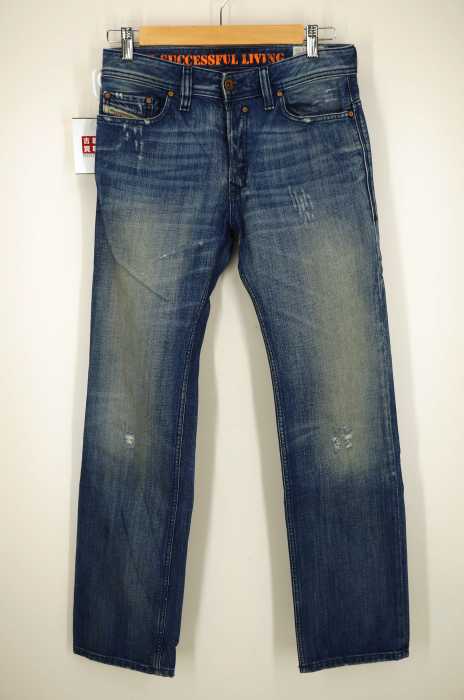 DIESEL （ディーゼル） SAFADO ダメージ加工デニムパンツ ウォッシュ加工 メンズ パンツ