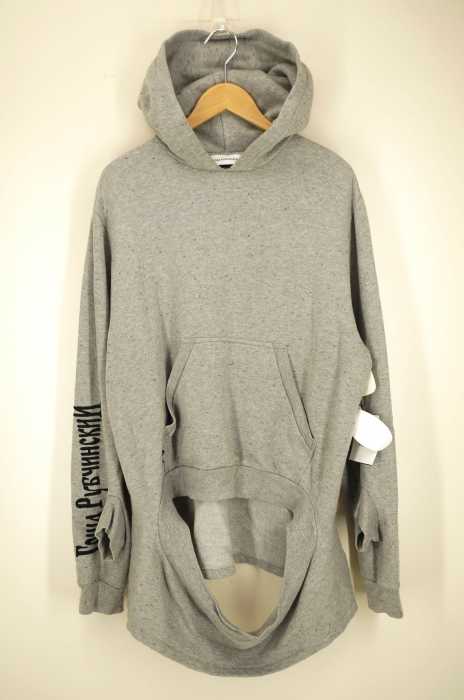 Gosha Rubchinskiy （ゴーシャラブチンスキー） cut-out front hoodie パーカー メンズ トップス