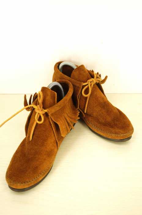 Minnetonka (ミネトンカ) Fringe Hardsole Boot ブーツ レディース シューズ