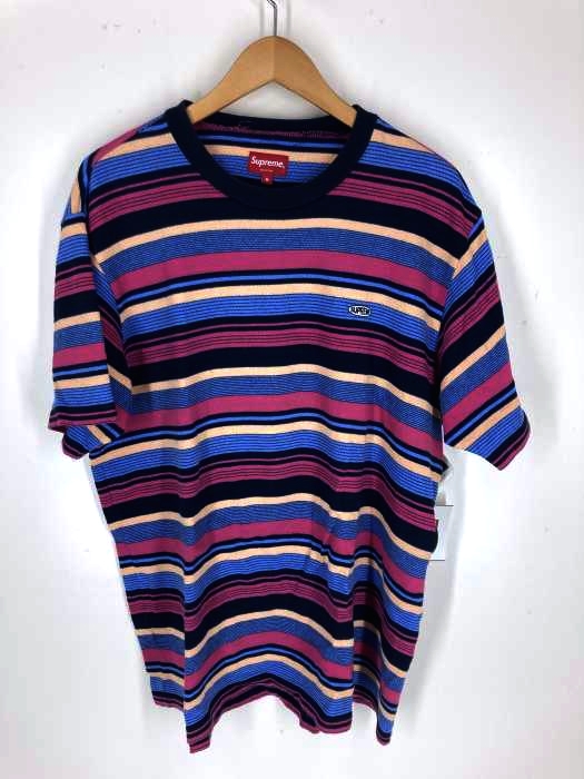 Supreme(シュプリーム) Multi Stripe S/S Top マルチボーダー ワンポイント ロゴTシャツ メンズ トップス