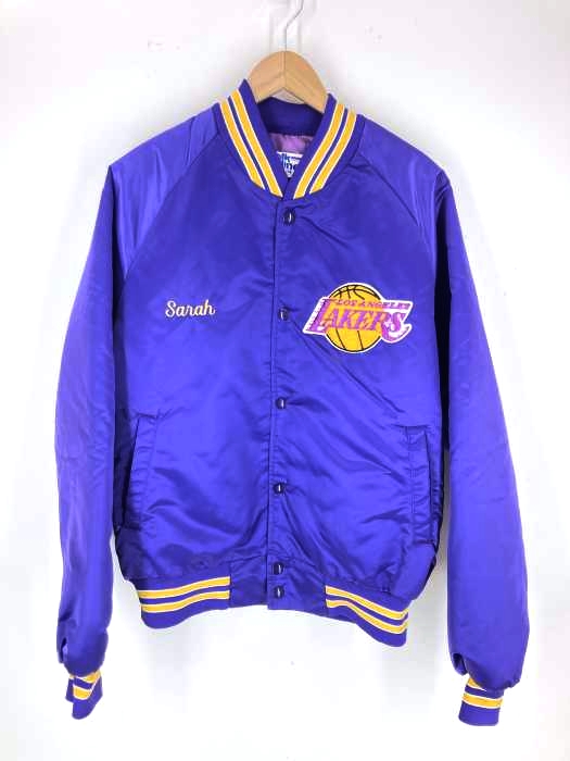 Chalk Line(チョークライン) アメリカ製 Los Angeles Lakers スタジアムジャケット メンズ アウター