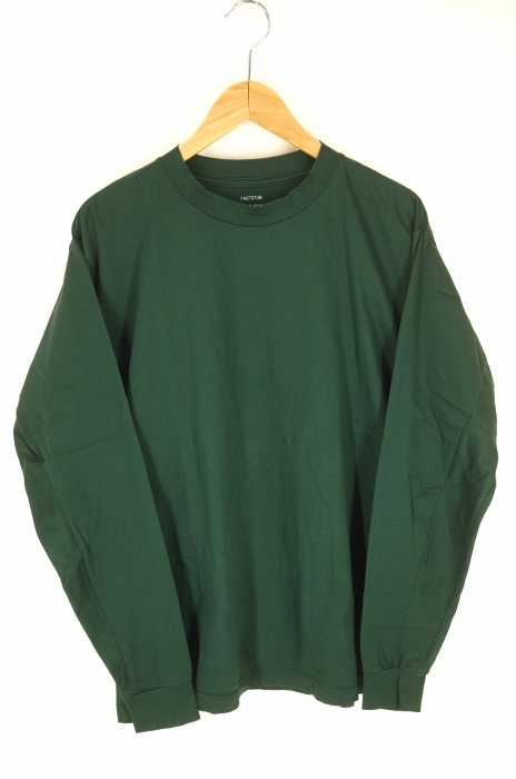 FACTOTUM （ファクトタム） スイスコットン天竺 クルーL/S メンズ トップス