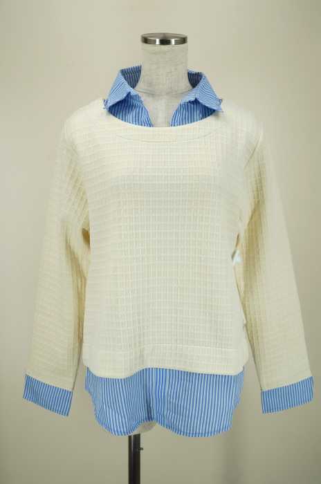 OFUON （オフオン） レイヤード調トップス レディース トップス