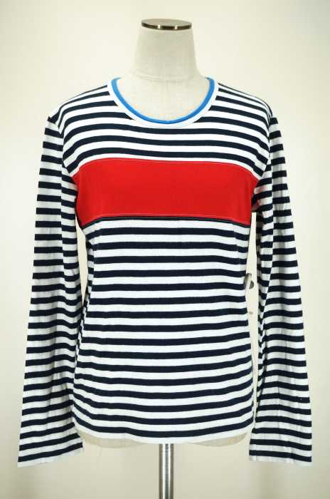 COMME des GARCONS COMME des GARCONS (コムデギャルソンコムデギャルソン) AD2012 ボーダー切替カットソー レディース トップス