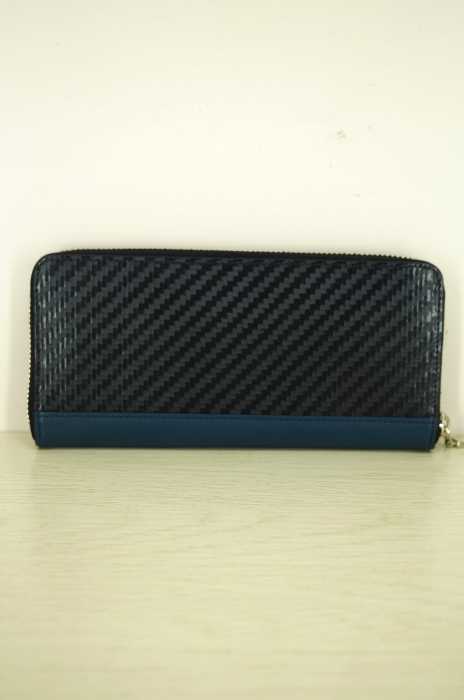 moani （モアニ） ラウンドジップ長財布 メンズ ファッション雑貨