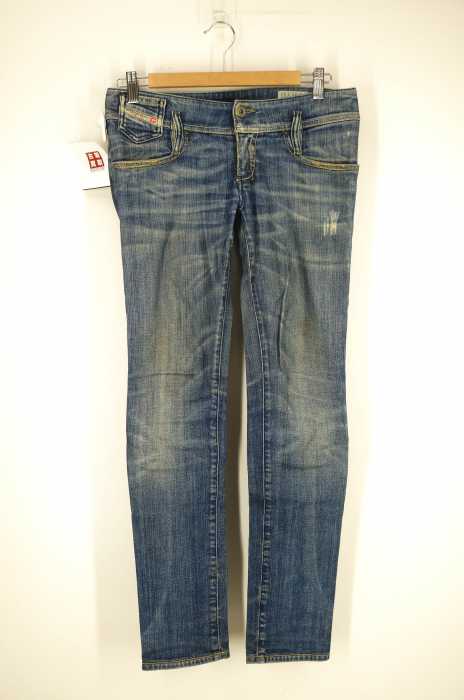 DIESEL (ディーゼル) MATIC ダメージ加工デニムパンツ レディース パンツ