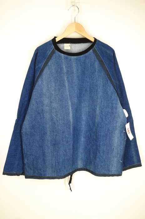 DIESEL×N.HOOLYWOOD （ディーゼエヌハリウッド） インディゴデニムクルーネックプルオーバー メンズ トップス