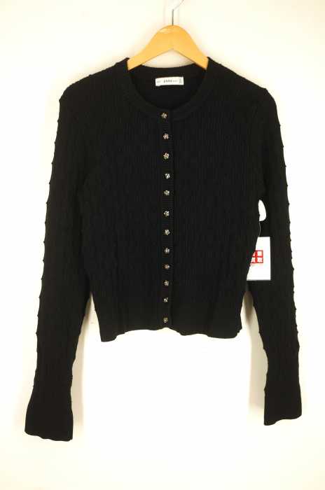 ZARA KNIT(ザラニット) ビジューカーディガン レディース トップス