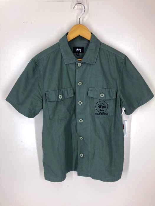 Stussy(ステューシー) ポケット刺繍半袖シャツ メンズ トップス