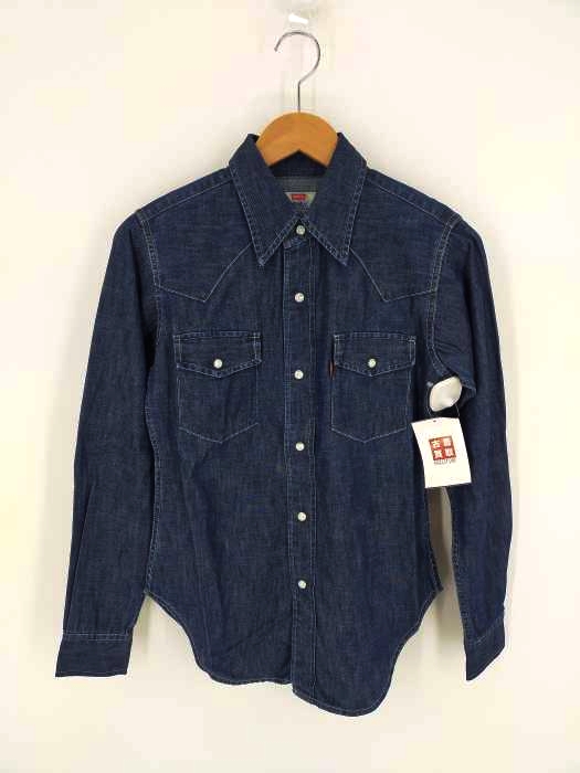 Levis(リーバイス)90s 香港製 デニムウエスタンシャツ 【中古】【ブランド古着バズストア】