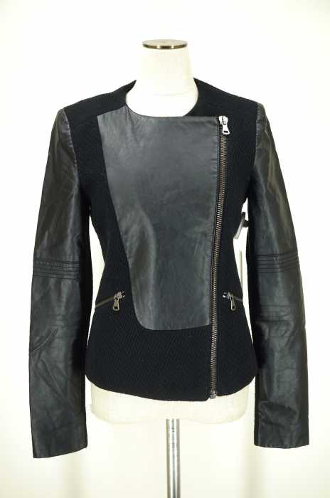 ZARA （ザラ） ドッキングライダースジャケット レディース アウター