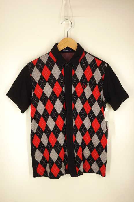 FRED PERRY （フレッドペリー） ナローカラーアーガイルシャツ メンズ トップス