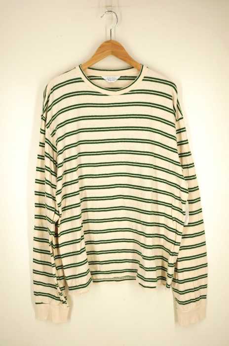 UNUSED (アンユーズド) ロングスリーブボーダークルーネックTシャツ メンズ トップス