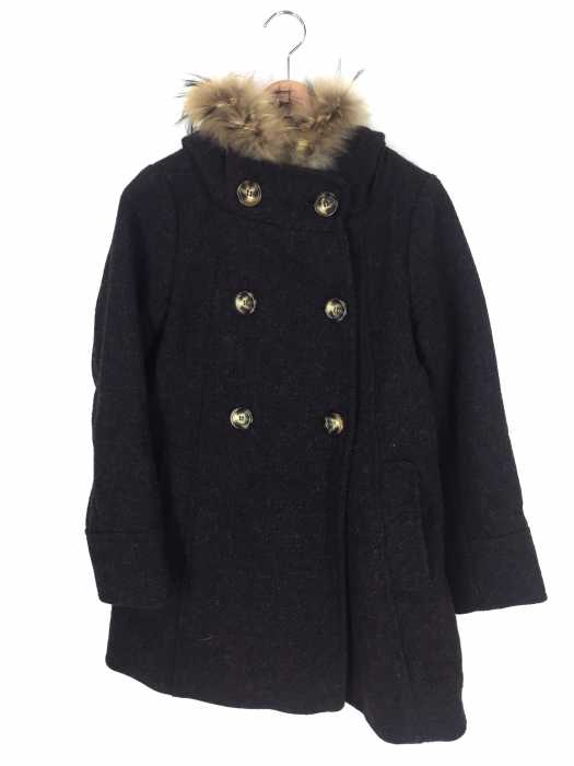 earth music&ecology×HARRISTWEED（アースミュージックアンドエコロジー ハリスツイード） ウールファーコート レディース アウター