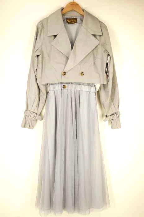 belle vintage（ベルヴィンテージ） ショートジャケット&チュールワンピース レディース セットアップ