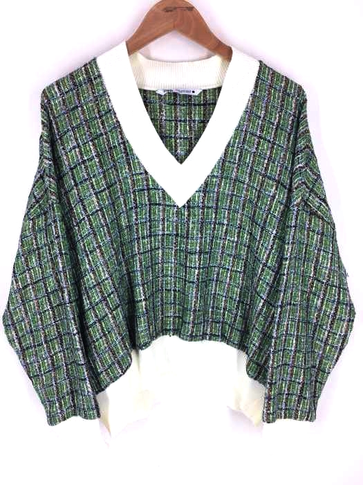 ZARA（ザラ） チェック柄トレーナー レディース トップス