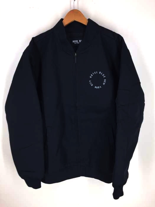 HOTEL BLUE（ホテルブルー） WORK JACKET ワークジャケット ロゴ刺繍入り ブルゾン メンズ アウター
