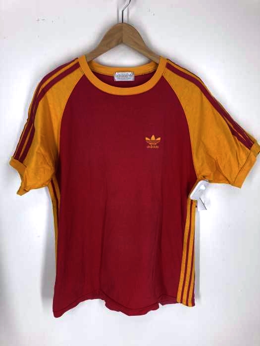 adidas Originals（アディダスオリジナルス） 80~90s 銀タグ デサント製 トレフォイルロゴ刺繍 Tシャツ メンズ トップス