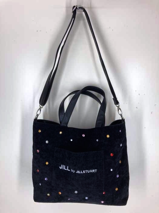 JILL by JILLSTUART（ジルバイジルスチュアート） ベロア レザー 切替 2WAY トート ショルダー バッグ レディース バッグ