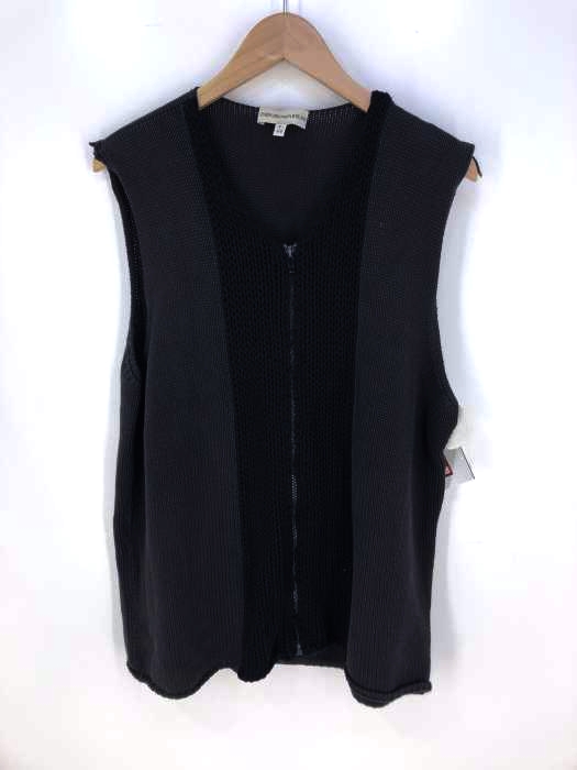 EMPORIO ARMANI(エンポリオアルマーニ) ローゲージジップアップベスト メンズ トップス