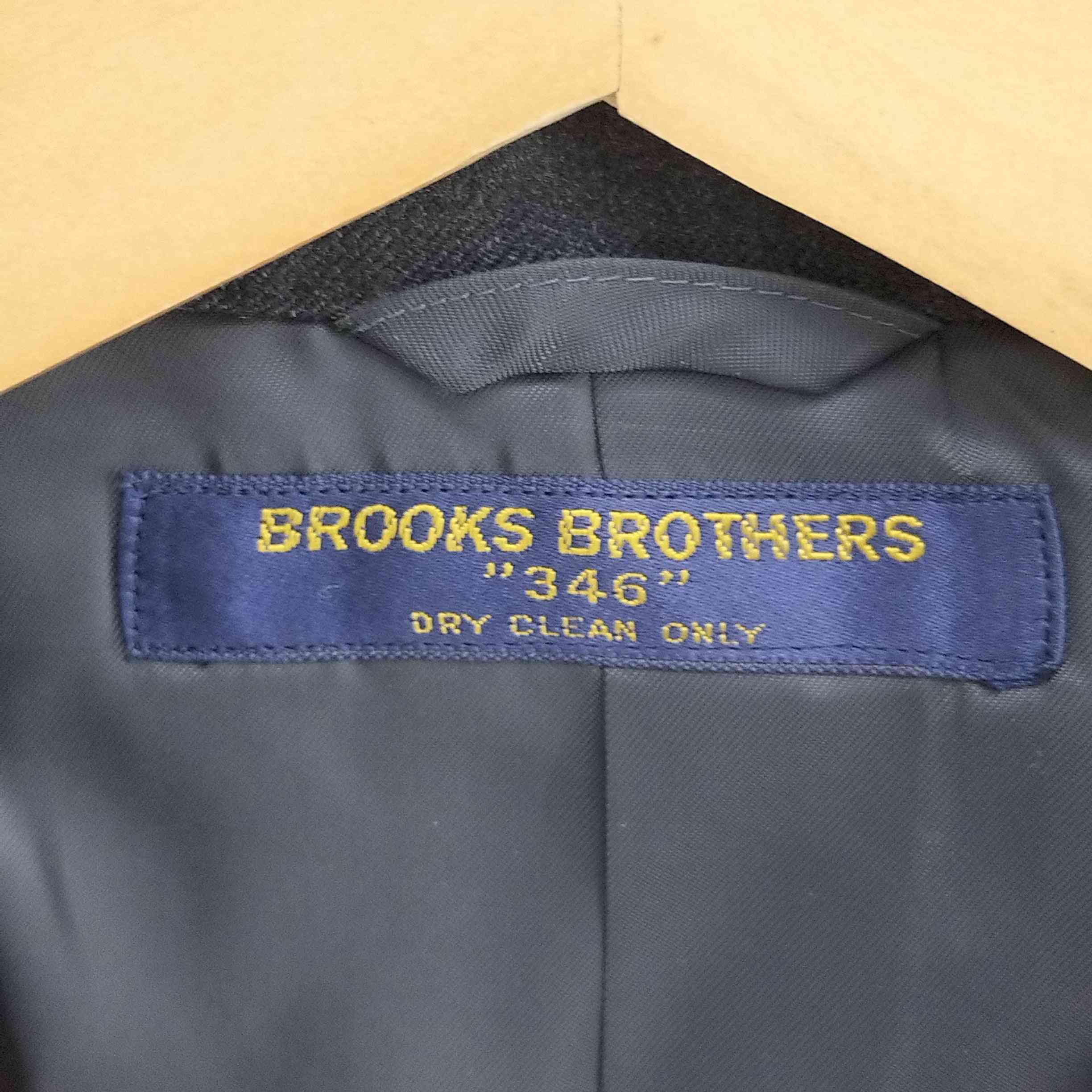 346 BROOKS BROTHERS(ブルックスブラザーズ)背抜き3Bジャケット