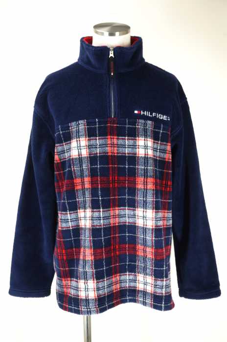 TOMMY HILFIGER (トミーヒルフィガー) ハーフジップフリーストップス メンズ トップス
